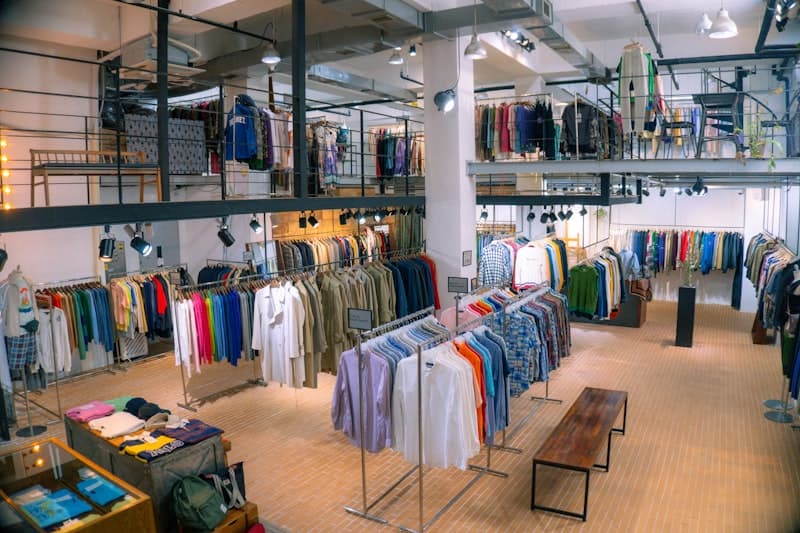 Fashion collection showcase