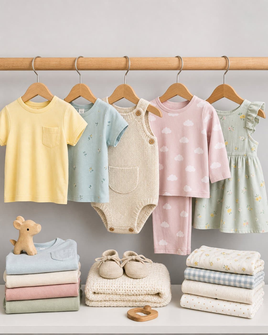 Children's clothing collection featuring safe and comfortable designs