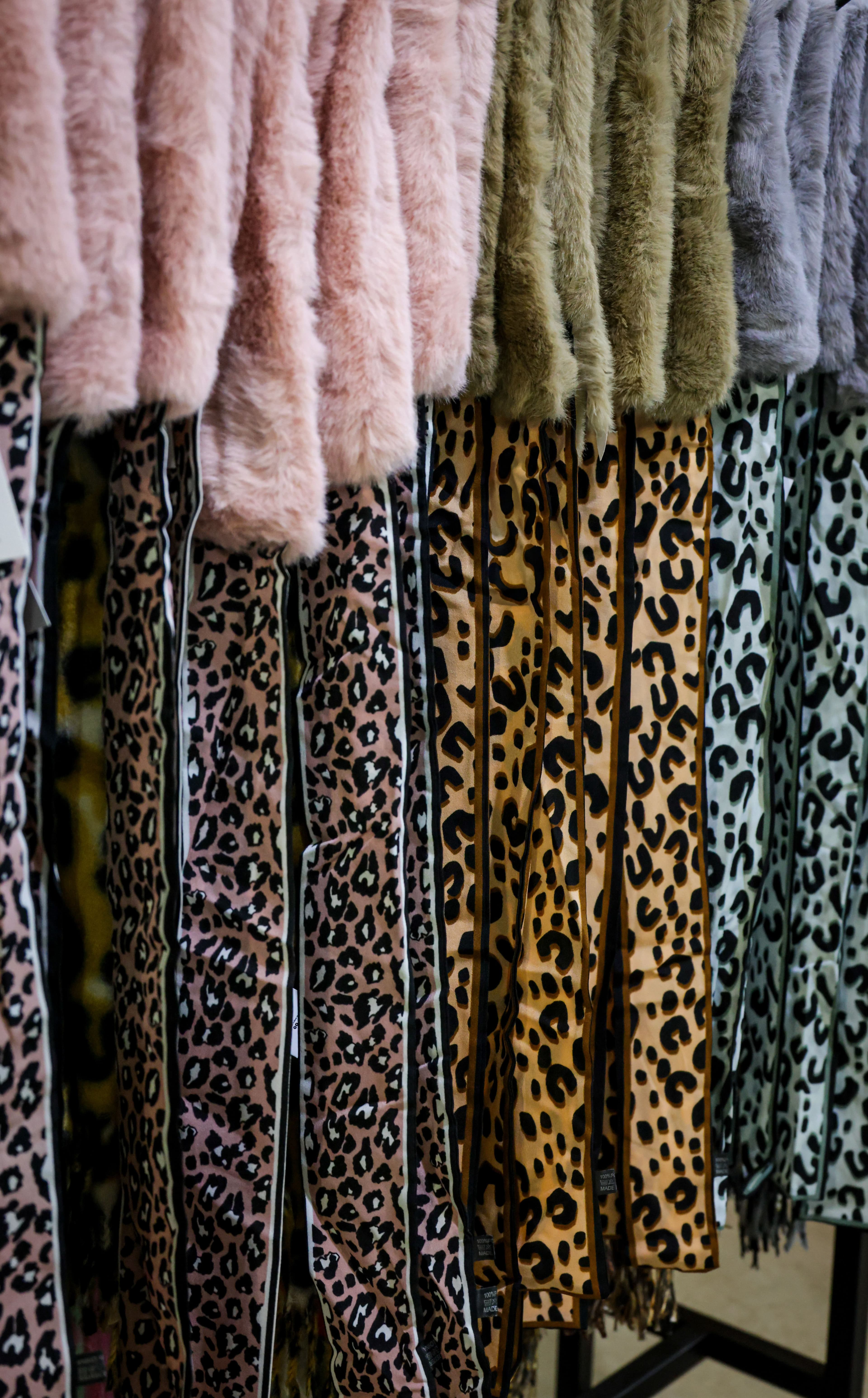 Scarf collection featuring woven, knitted and printed designs