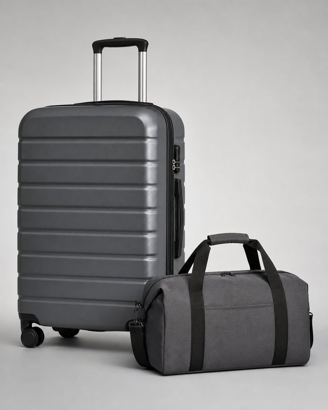 Travel and luggage collection including suitcases and backpacks